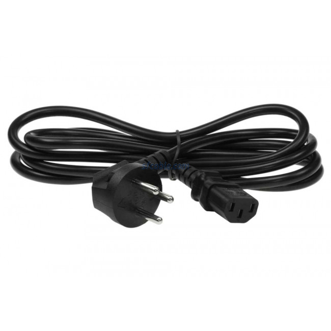 Power Cord (Isreal): 6ft 3-pin Plug to C13