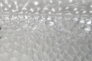 Close up of reflective material sheet