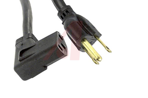 Power Cord (USA): 10 ft right-angle, 100W – 400W