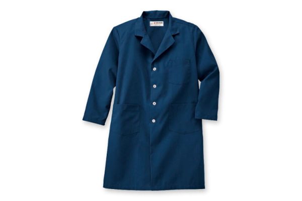 Dark blue labcoat